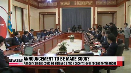 President Park expected to nominate security advisor, spy agency chief