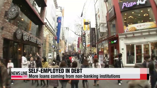 Korea's self-employed more indebted to non-banking institutions