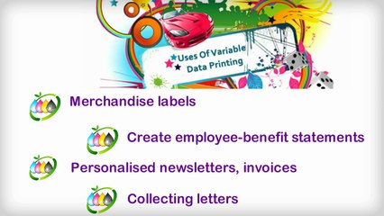 Variable Data Printing