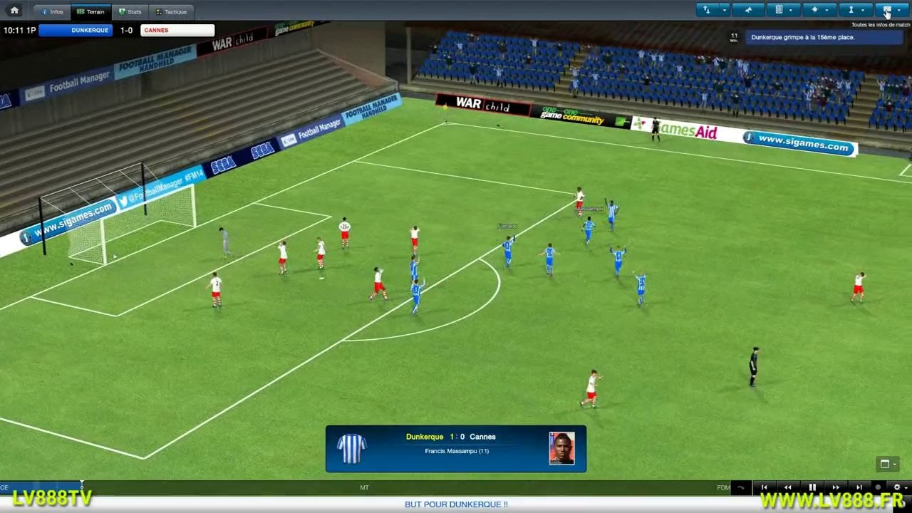 Football Manager 2014 - Alex Reeves Story n°5 - Episode n°8- LV888TV