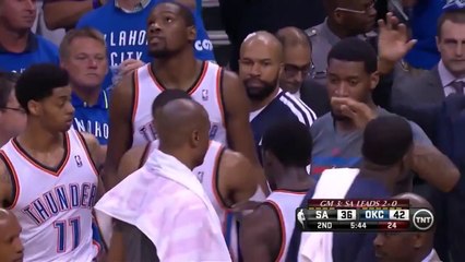 Kevin Durant MONSTER Dunk vs Spurs - Game 3 WCF