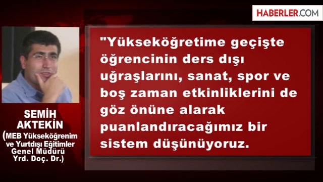 Üniversiteye Giriş Sistemi Değişiyor