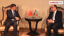Dışişleri Bakanı Ahmet Davutoğlu Azerbaycan Dışişleri Bakanı Elmar Memmedyarov ile Görüştü