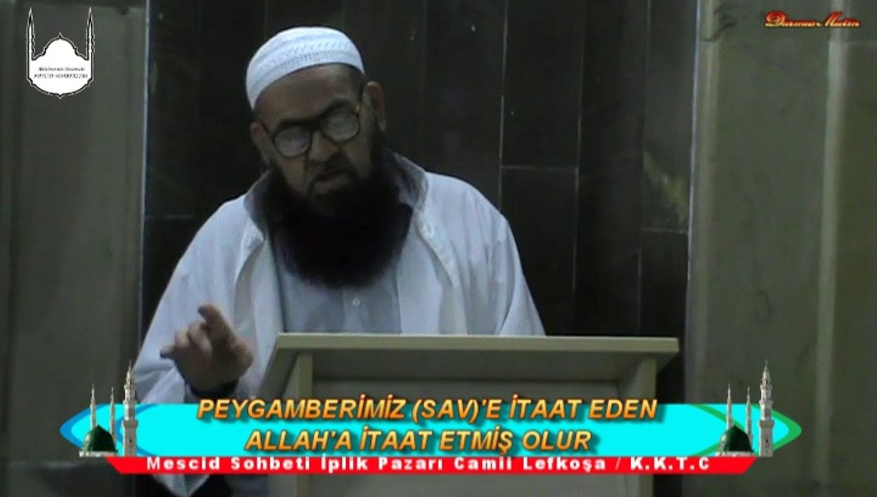 PEYGAMBERİMİZ (SAV)'E İTAAT EDEN ALLAH'A İTAAT ETMİŞ OLUR.. (1)