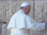 Le pape François s'est recueilli sur le Mur des Lamentations - 26/05