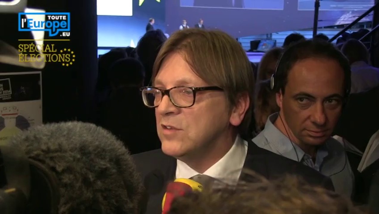 Européennes 2014 : Réactions de Guy Verhofstadt (ADLE) aux estimations