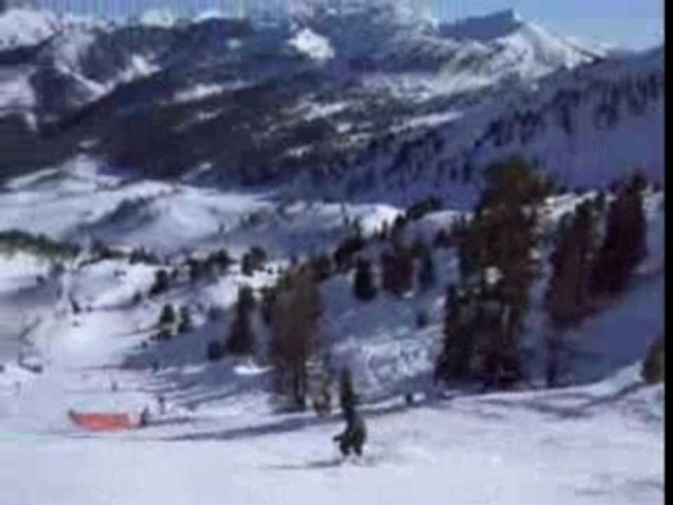 Jacky fait du ski!