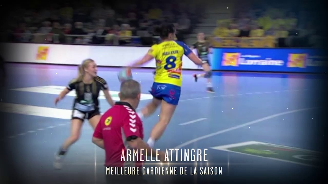 Armelle Attingré élue meilleure gardienne (Nuit du Handball 2014)