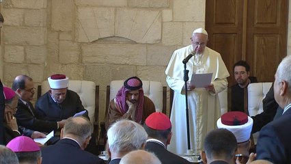 Le pape aux musulmans et juifs: "Travaillons ensemble pour la pa