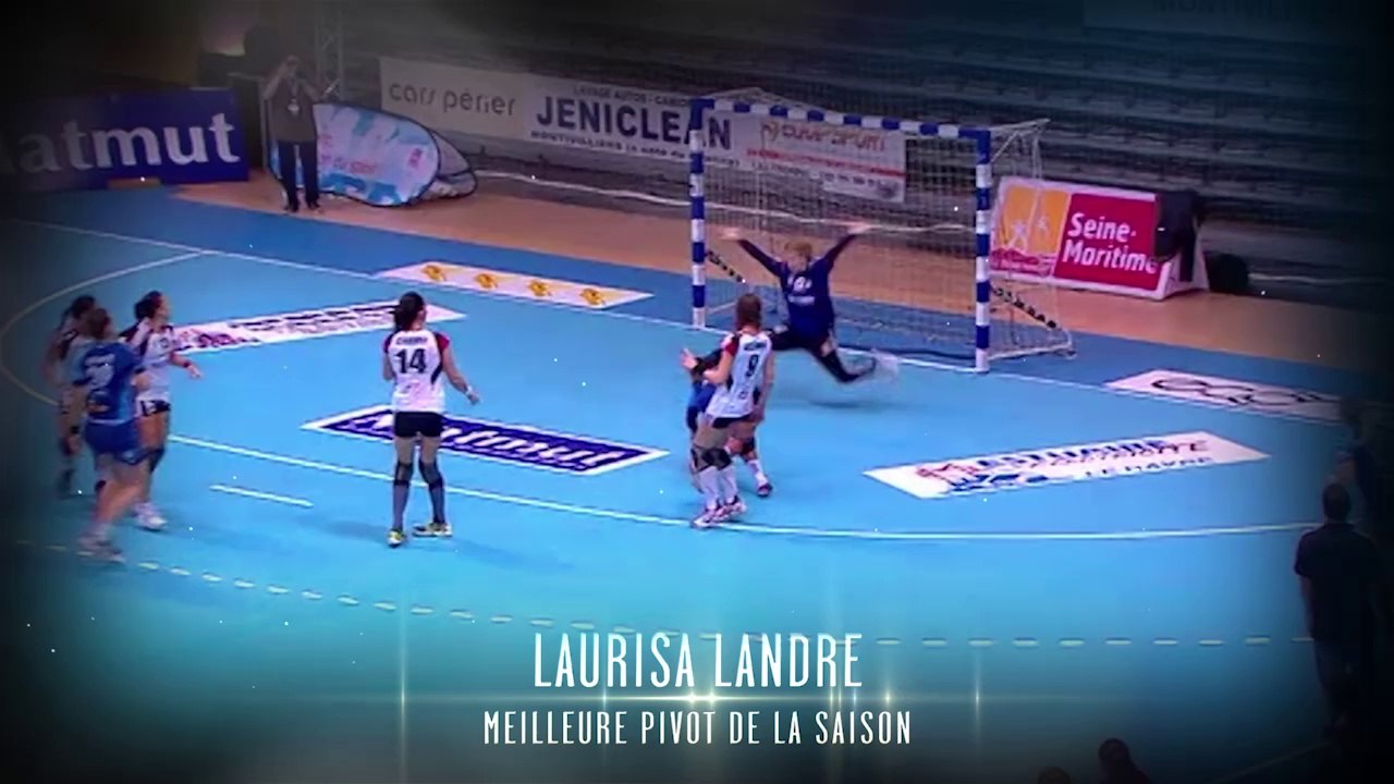 Laurisa Landre élue meilleure pivot (Nuit du Handball 2014)