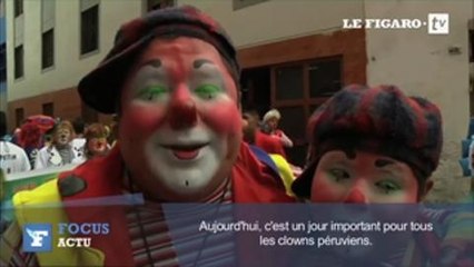 Pérou : des centaines de clowns fêtent leur journée nationale