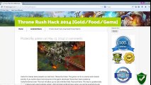 Latest Throne Rush Hack tool 2014 [Gold/Food/Gems] Android/iOS May 2014