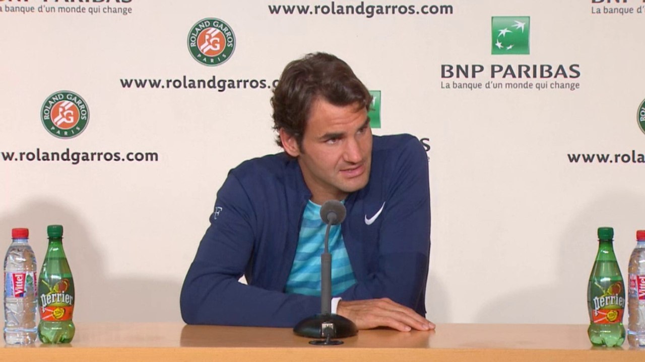 French Open: Glücklicher Vater Federer