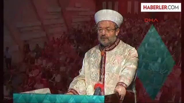 Eskişehir Diyanet İşleri Başkanı Mehmet Görmez 'Bilgiler Zirvesi Etkinliğinde Konuştu