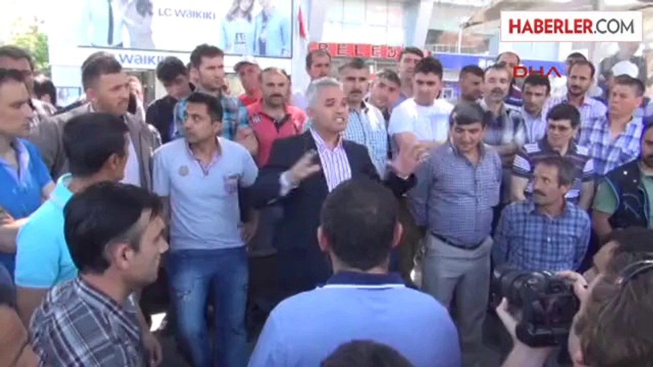 Manisa Soma Sendikaya Yürümek İsteyen İşçilere Polis Müdahale Etti 1