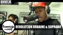 Revolution Urbaine ft Soprano - Freestyle (Live des studios de Generations)