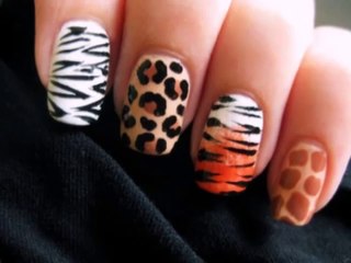 Leopar Desenli Tırnaklar