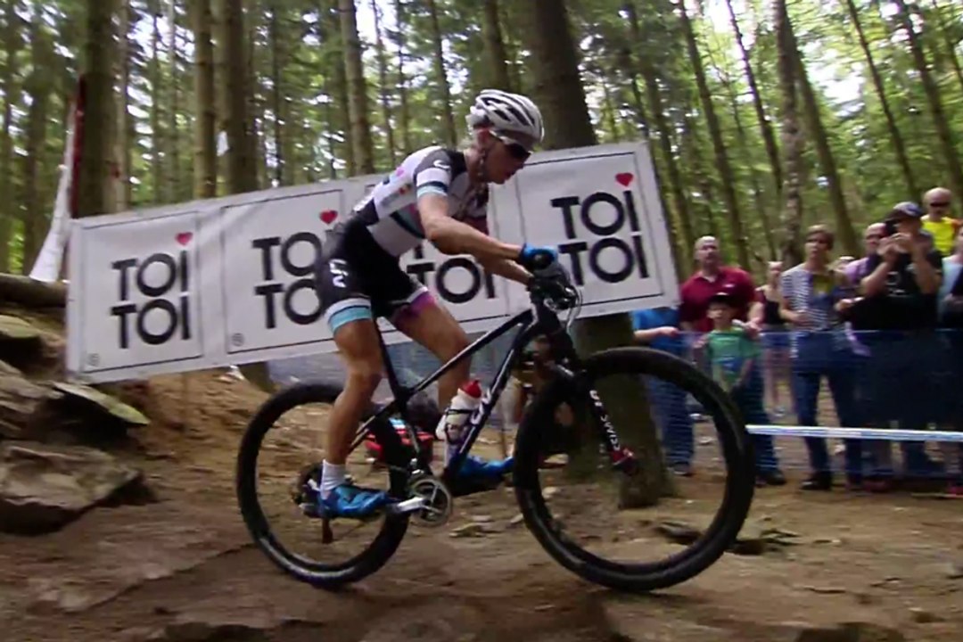 UCI presents 2014 MTB World Cup XCO Women ActionClip @ Nove Mesto - MTB