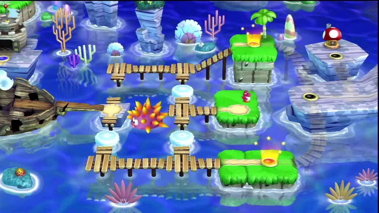 New Super Mario Bros. U - Mer Mentalo - 3-Hanté : Épave hantée