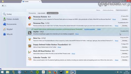 Jak instalować dodatki w Mozilla Thunderbird