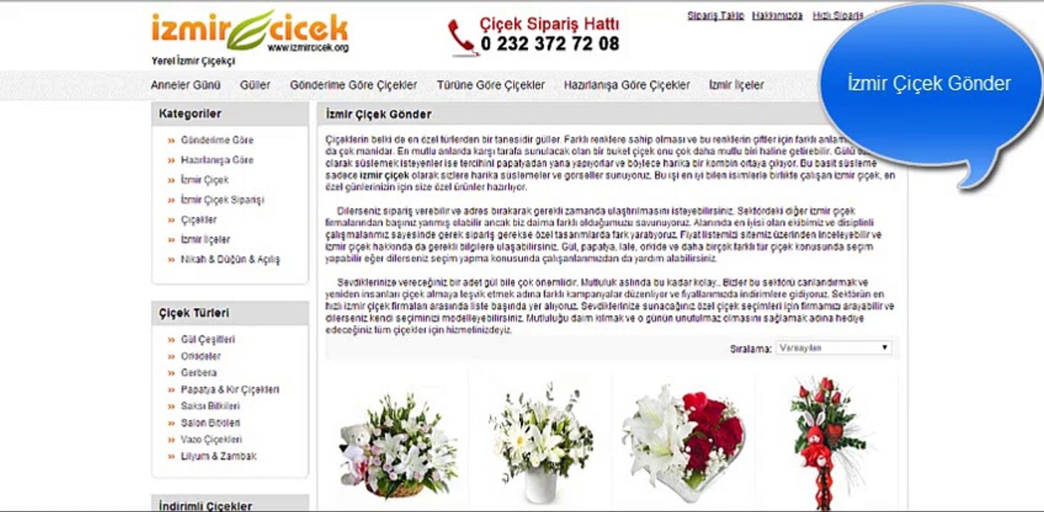 İzmir Çiçek Gönder