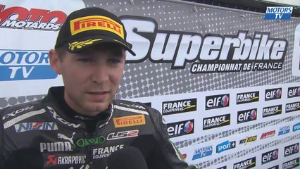 Championnat de France Superbike / Supersport -- 2e manche à Nogaro : jour 2