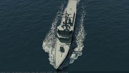 Phoenix FD - Ship in Ocean Simulation