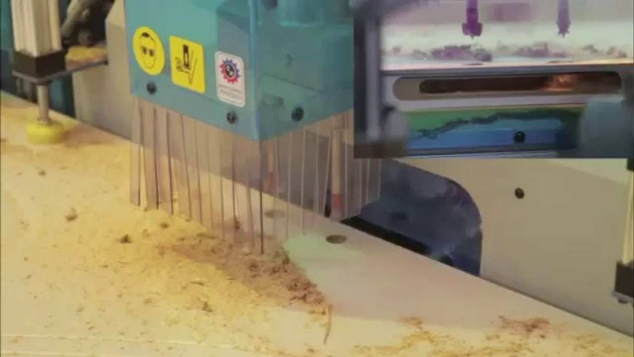 WD-500 Automatic Door Keyhole Hinge Place Opening Machine