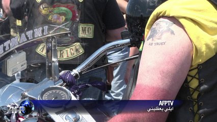 مئات الاف راكبي الدراجات النارية بواشنطن دعما للمقاتلين القدامى