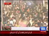 PTI Dhobi Ghat Crowd vs PMLN Dhobi Ghat Crowd