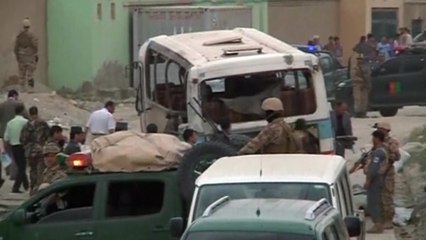 Suicide bomb hits army bus in Kabul, at least two dead