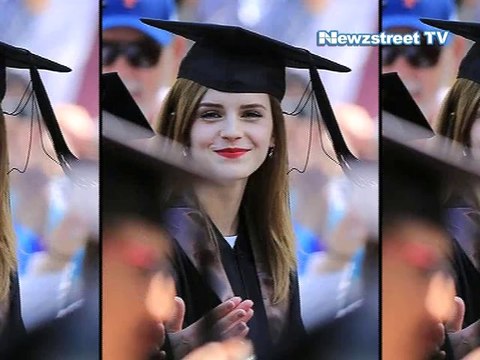 Emma Watson graduates, posts her selfie online