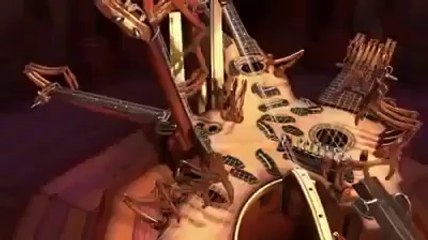 aoutomatic guitar playing music very nice.