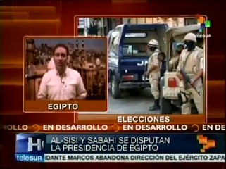 Inician esperadas elecciones en Egipto, Al Sisi se alza como favorito