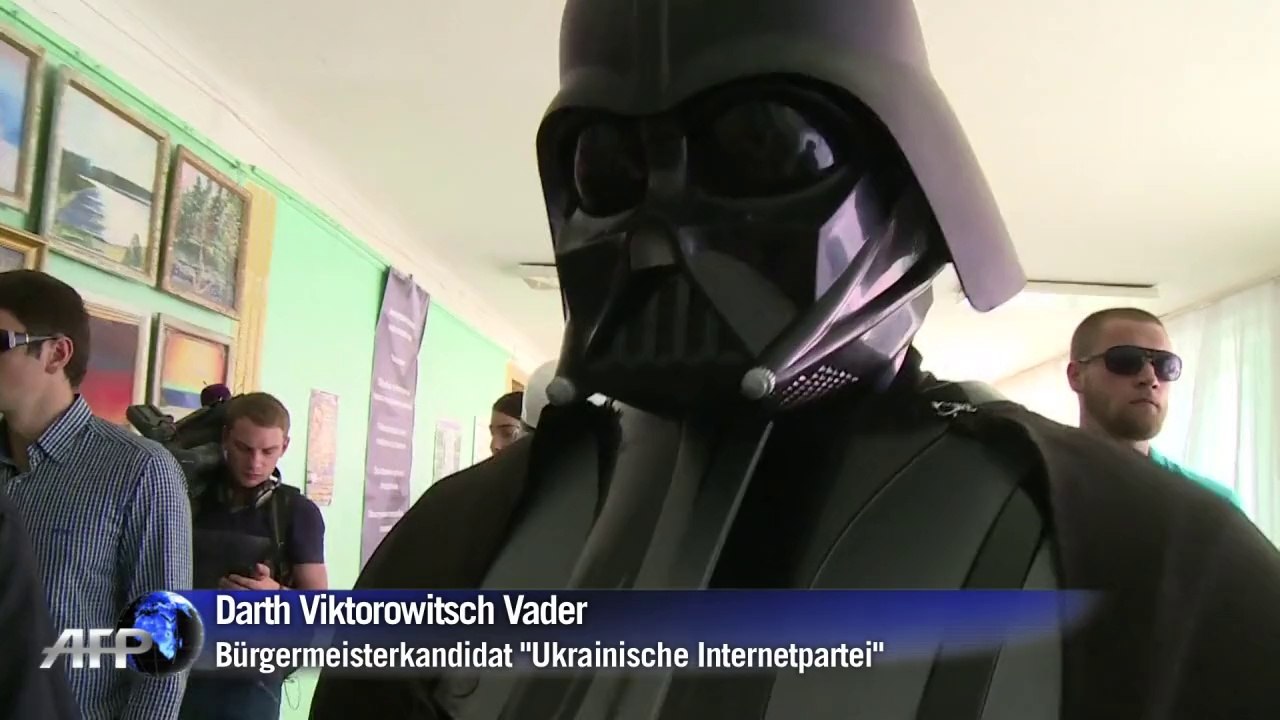 Klitschko schlägt Darth Vader - bei Bürgermeisterwahl in Kiew
