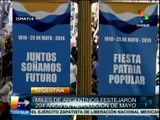 Llenan argentinos la Plaza de mayo a 204 años de Revolución