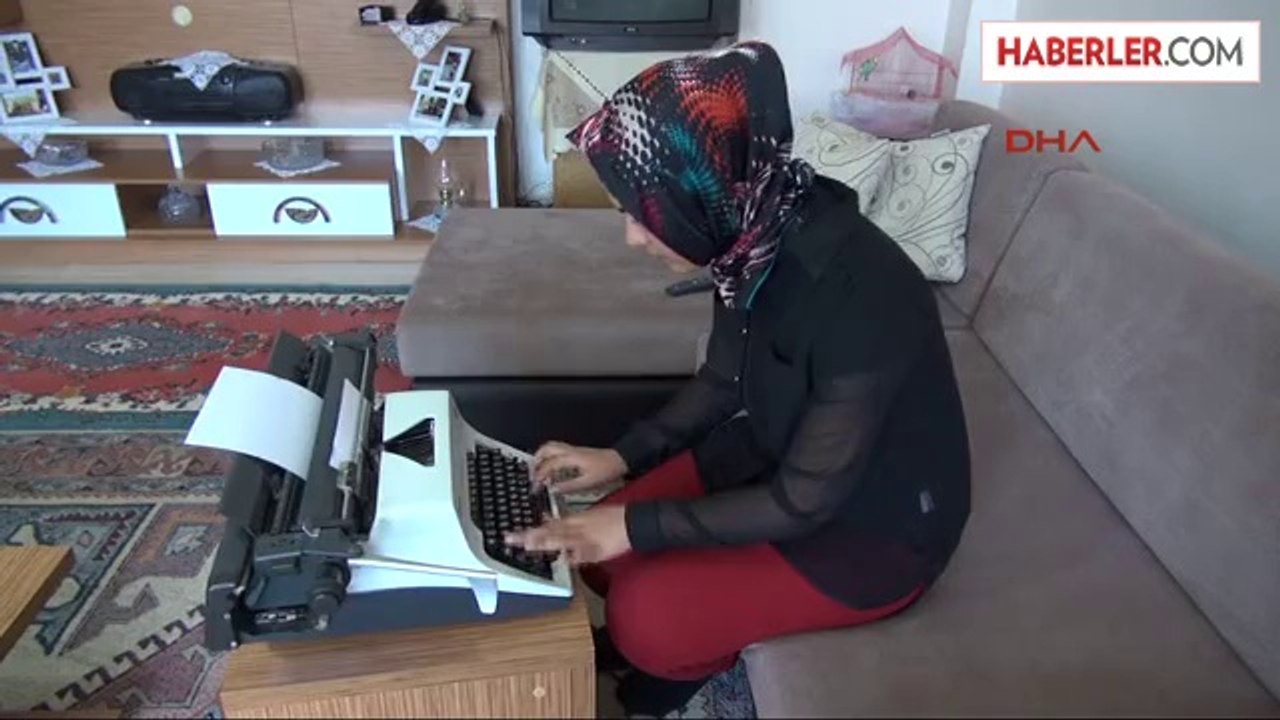 Ecdada Mektup Yarışmasında Türkiye Birincisi Oldu, Daktiloya Kavuştu