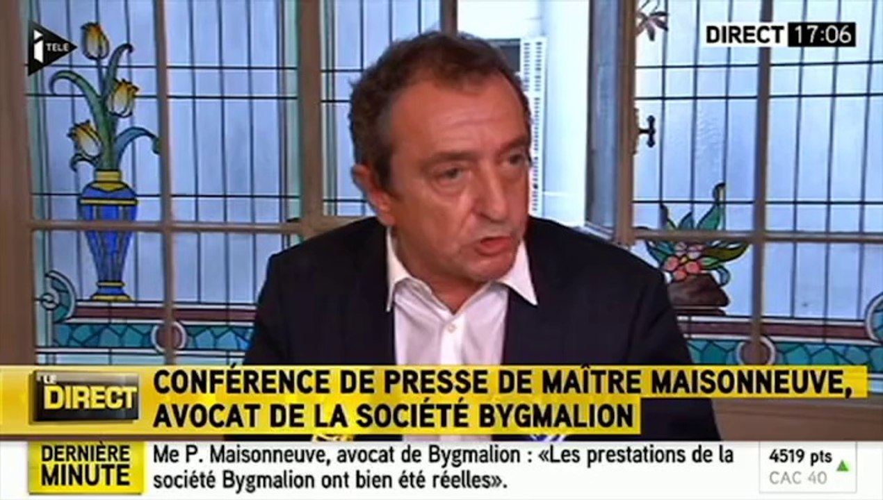 Bygmalion : "C'est l'affaire des comptes de campagne du candidat Sarkozy"