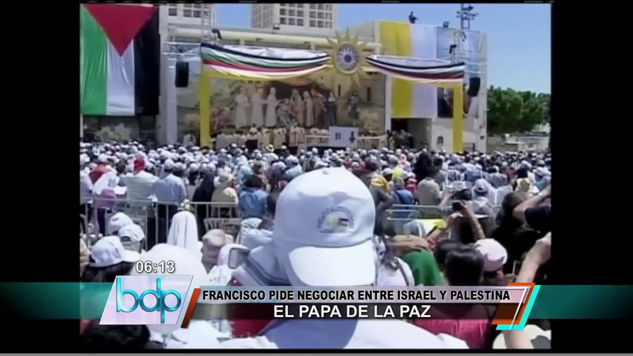 Papa Francisco ofreció ser mediador para negociar paz entre Israel y Palestina