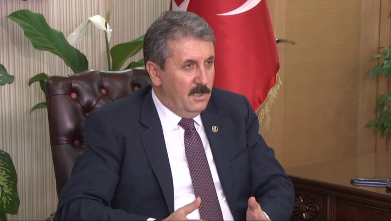 GENEL BAŞKANIMIZ MUSTAFA DESTİCİ DP GENEL BAŞKANI GÜLTEKİN UYSAL'I MAKAMINDA KABUL ETTİ