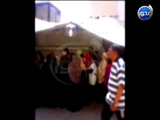 مشاركة #أصدقاء_المحور : توافد الناخبين على اللجنة 26 بمدرسة ابن رشد ورقص وزغاريد مع أغنية بشرة خير