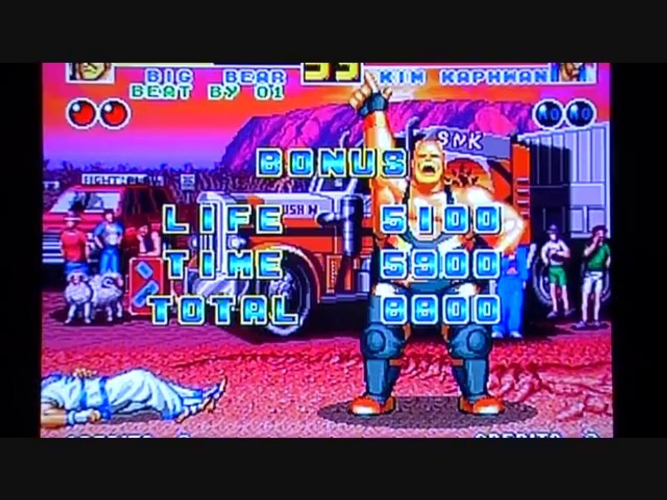test fatal fury 2 sur neogeo aes chaine retrogaming a l'arrache
