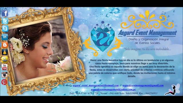 Mis Quince : ASGARD EVENT MANAGEMENT - Organizacion de eventos