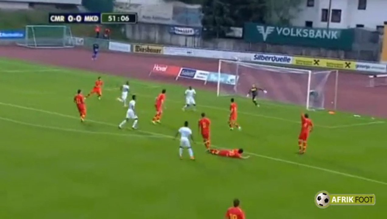 La superbe bicyclette de Pierre Webo - Macédoine vs Cameroun (0-1) | Match amical