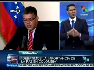 Paz en Colombia garantiza la paz en la región: Elías Jaua