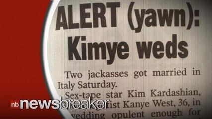 New York Posts Covers Kimye's Wedding with Hilariously Accurate Announcement