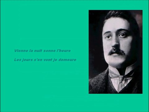 Le Pont Mirabeau de Guillaume Apollinaire