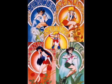 TRANSFORMACIONES SAILOR SCOUTS ANIME MIX