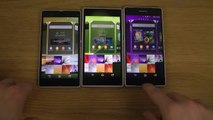 Sony Xperia Z2 vs. Xperia Z1 vs. Xperia Z Android 4.4.2 KitKat Comparison Review