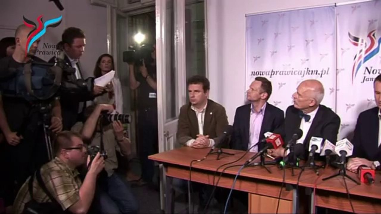 Konferencja prasowa Kongresu Nowej Prawicy (26.05.2014)